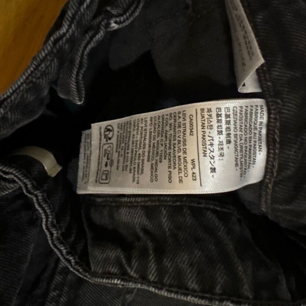 Levi’s 94’ baggy jeans black 28 - Picture 6 of 11